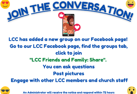 Join the conversation! LCC has a new Facebook Group